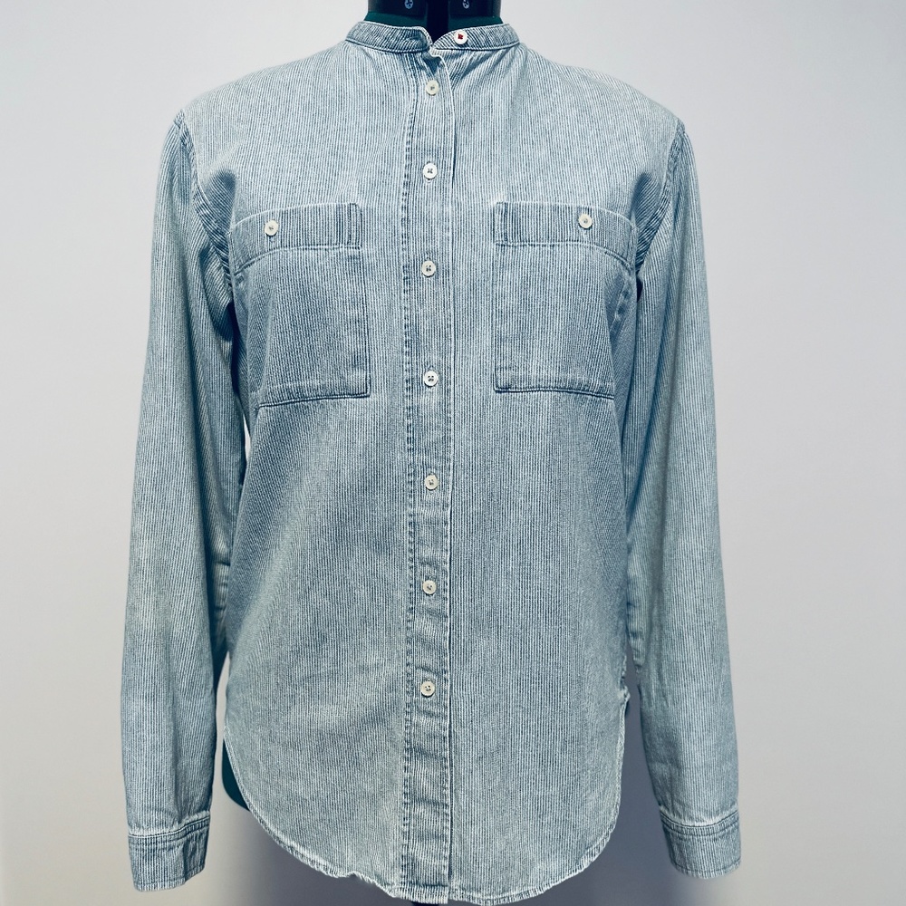 Lacoste Long Sleeve Button-Down Shirt Size: 38 EU